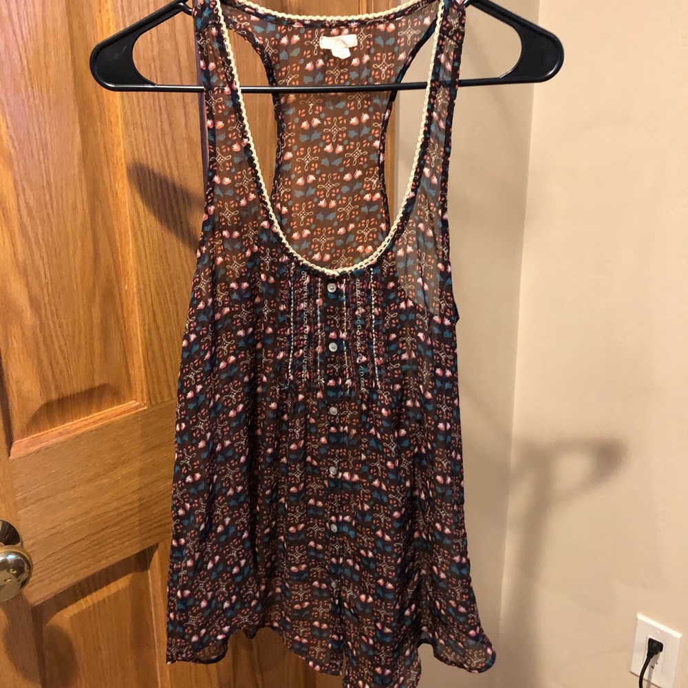 Aerie floral tunic top.